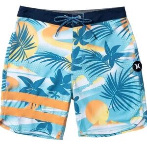 BRAND NEW *RARE* HURLEY PHANTOM BLOCK PARTY BOARDSHORTS 18"